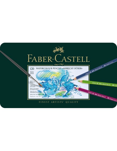Akvarell-kunstipliiatsid Faber-Castell Albrecht Dürer 120 värvi