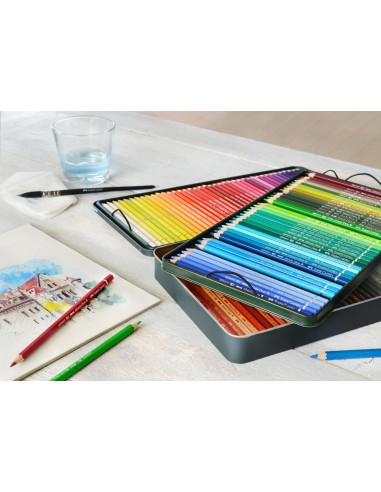 Faber-Castell Albrecht Dürct artists´ watctcolour pencil, tin of 120