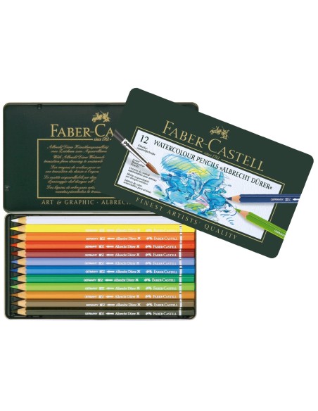 Faber-Castell Albrecht Dürer artists´ watercolour pencil, tin of 12