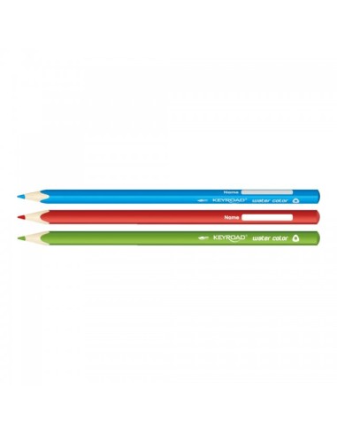 24 water-soluble coloring pencil with free brush/set 3.0mm premium lead