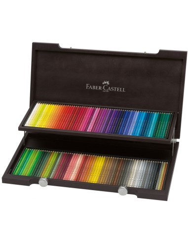 Kunstniku värvipliiatsid Faber-Castell Polychromos Art&Graphic, 120-värvi, puit karp