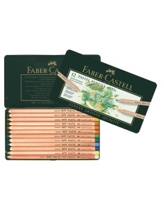 Faber-Castell Pitt Pastel artists´ pencil, tin of 12