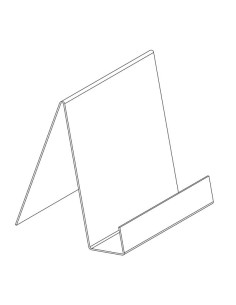 Brochure rack A4 for advertisements (P) 2