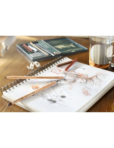 Faber-Castell Pitt Oil Base artists´ pencil, colour 199 black soft