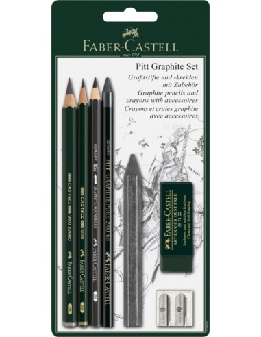 Faber-Castell Pitt Graphite set, blister card, 7 pieces