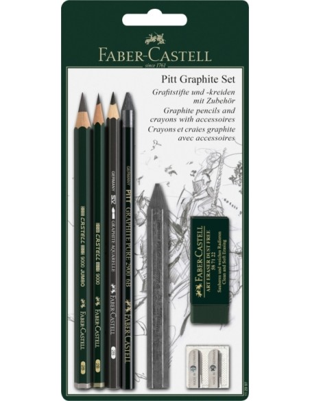 Faber-Castell Pitt Graphite set, blister card, 7 pieces