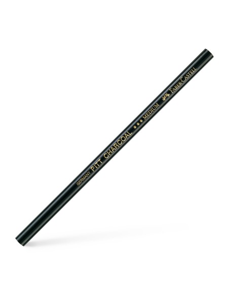 Faber-Castell Pitt natural charcoal pencil, oil-free, colour 199 black medium
