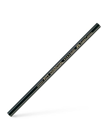 Faber-Castell Pitt natural charcoal pencil, oil-free, colour 199 black hard