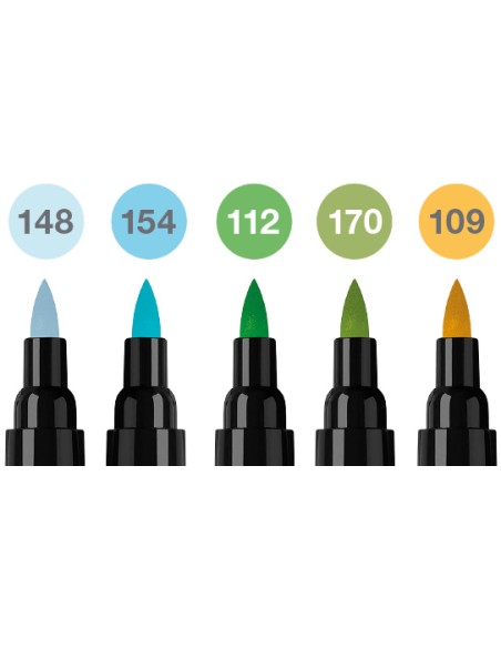 India ink PAP Dual Marker 5x animals