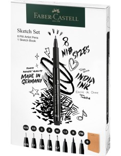 Kinkekomplekt Pitt Artist Pen + Sketchbook