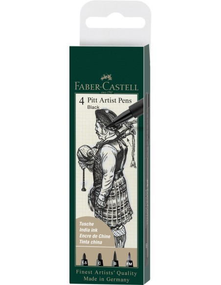 India ink Pitt Artist Pen col. 199 4x