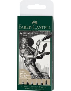 Pintsel-pliiats Faber-Castell Pitt Artist Pen 199 6tk/pk