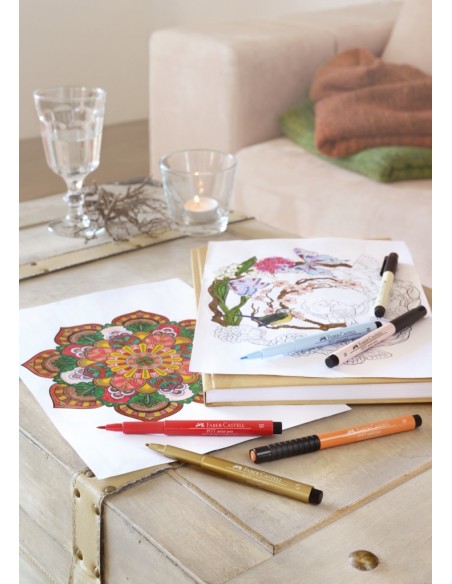 Pintsel-pliiats Faber-Castell Pitt Artist Pen kuld