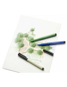 Faber-Castell Pitt Artist Pen Metallic 1.5 India ink pen, colour 251 silver 2