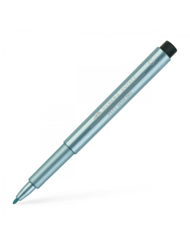 Faber-Castell Pitt Artist Pen Metallic 1.5 India ink pen, colour 292 blue metallic