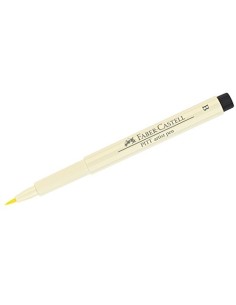 Pintsel-pliiats Faber-Castell Pitt Artist Pen helekollane (ivory)