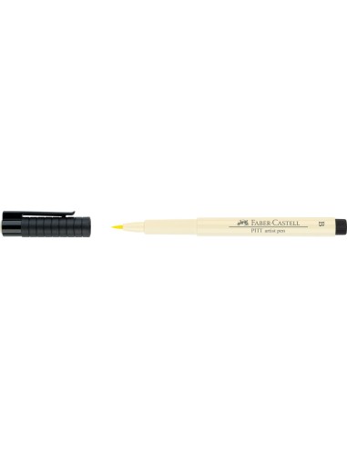 Pintsel-pliiats Faber-Castell Pitt Artist Pen helekollane (ivory)