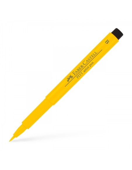 Faber-Castell Pitt Artist Pen Brush India ink pen, colour 107 cadmium yellow