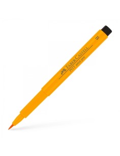 Pintsel-pliiats Faber-Castell Pitt Artist Pen tumekollane (dark chrome)