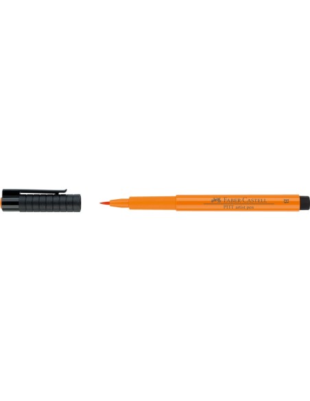 Pintsel-pliiats Faber-Castell Pitt Artist Pen oranz (orange glaze)