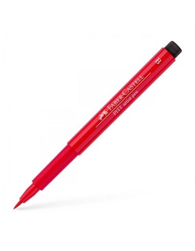 Pintsel-pliiats Faber-Castell Pitt Artist Pen punane (geranium red)