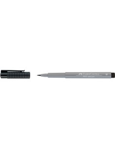 Pintsel-pliiats Faber-Castell Pitt Artist Pen hall (cold grey III) 2