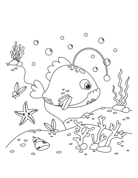 The creative colouring book College Sea Life  210x220/23 sheets, spiral on top