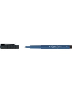 Pintsel-pliiats Faber-Castell Pitt Artist Pen tumesinine (indianthrene blue) 2