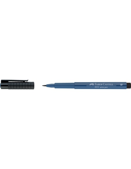 Pintsel-pliiats Faber-Castell Pitt Artist Pen tumesinine (indianthrene blue)