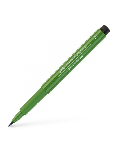 Faber-Castell Pitt Artist Pen Brush India ink pen, colour 167 permanent green olive