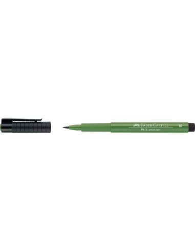 Faber-Castell Pitt Artist Pen Brush India ink pen, colour 167 permanent green olive