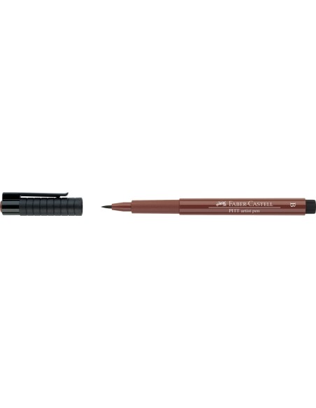Pintsel-pliiats Faber-Castell Pitt Artist Pen tumelilla (caput mortum)