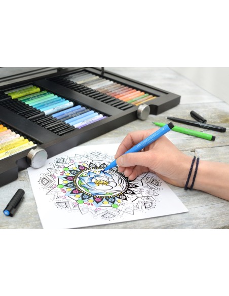 Pintsel-pliiats Faber-Castell Pitt Artist Pen tumelilla (caput mortum)