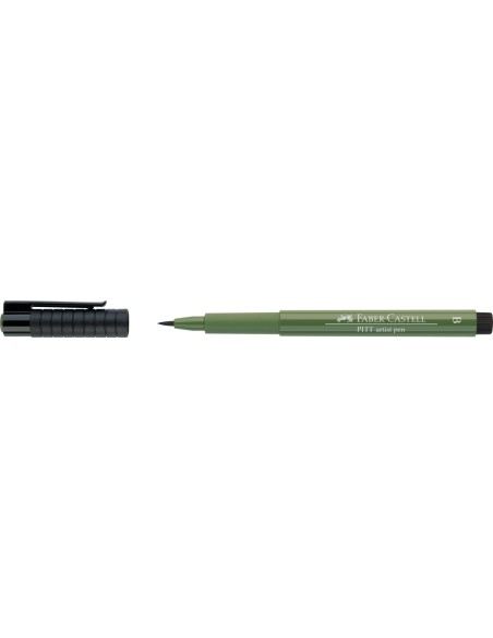 Faber-Castell Pitt Artist Pen Brush India ink pen, colour 174 chromium green opaque