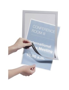Magnetic frame Durable MAGAFRAME A4 10pcs in pack silver 2