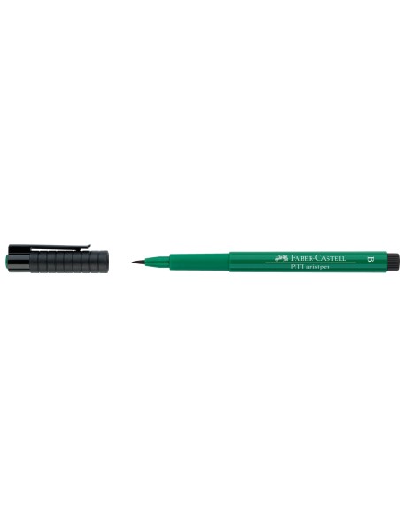 Faber-Castell Pitt Artist Pen Brush India ink pen, colour 264 dark phthalo green