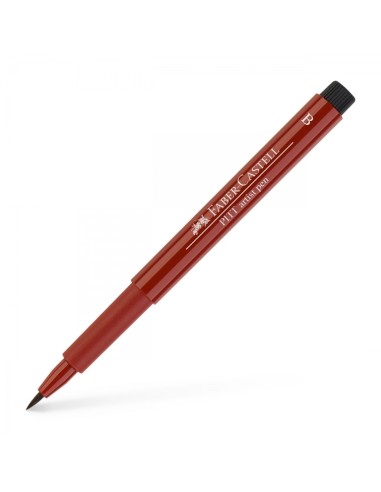 Pintsel-pliiats Faber-Castell Pitt Artist Pen tumepunane (Indian red)