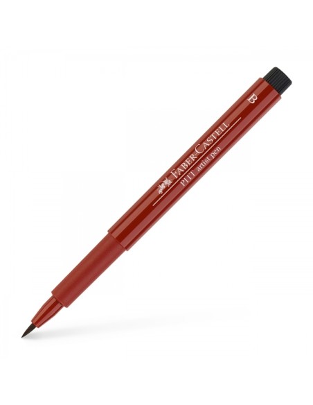 Pintsel-pliiats Faber-Castell Pitt Artist Pen tumepunane (Indian red)