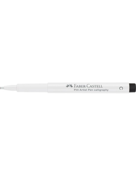 Faber-Castell Pitt Artist Pen Calligraphy India ink pen, colour 101 white