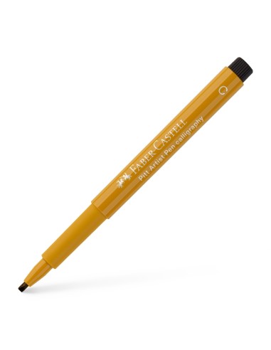 Faber-Castell Pitt Artist Pen Calligraphy India ink pen, colour 268 green gold