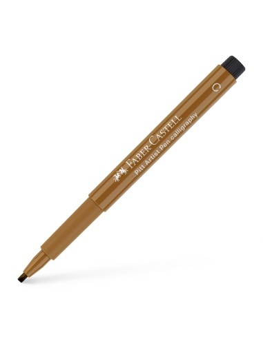 Faber-Castell Pitt Artist Pen Calligraphy India ink pen, colour 180 raw umber