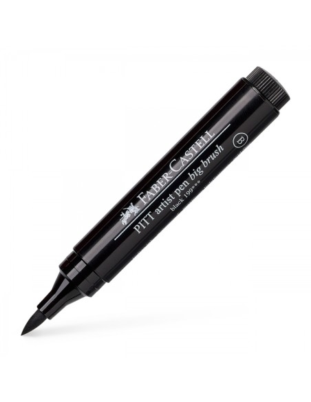 Faber-Castell Pitt Artist Pen Big Brush India ink pen, colour 199 black