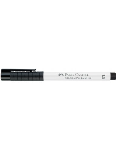 Faber-Castell Pitt Artist Pen bullet nib 1.5 India ink pen, colour 101 white