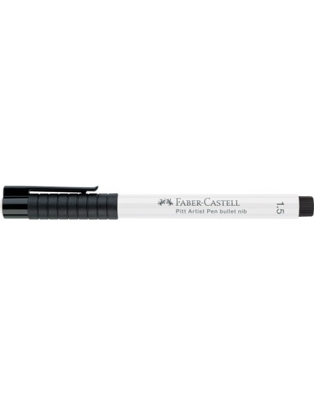 Faber-Castell Pitt Artist Pen bullet nib 1.5 India ink pen, colour 101 white
