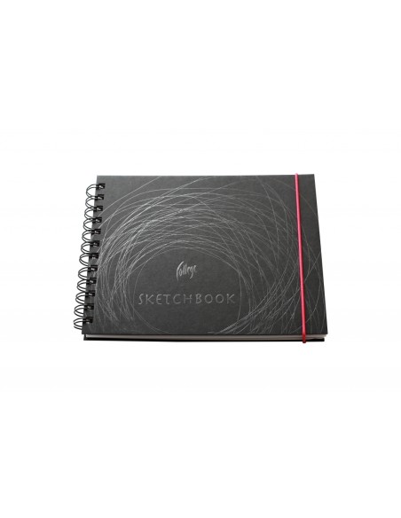Visandiplokk (Sketchbook) College 210x160/200g 50L spiraaliga valged lehed
