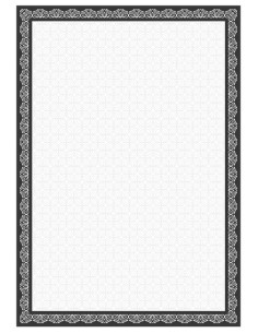 Certificate paper College Cardboard A4/25L 170g , number 6