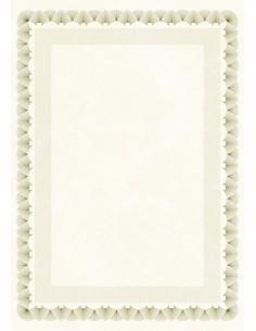 Diplomi põhjad College kartong A4/25, 170g/m2, beez raam