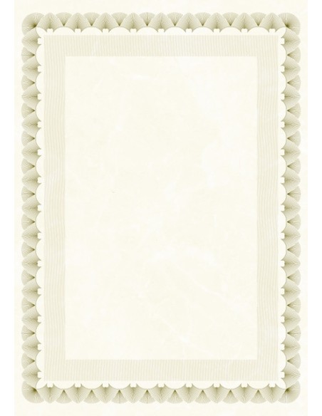 Diplomi põhjad College kartong A4/25, 170g/m2, beez raam