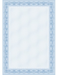 Diplomi põhjad College kartong A4/25, 170g/m2, sinine raam