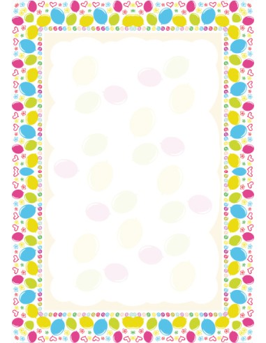 Certificate paper College Cardboard A5/25L 170g , Balloons